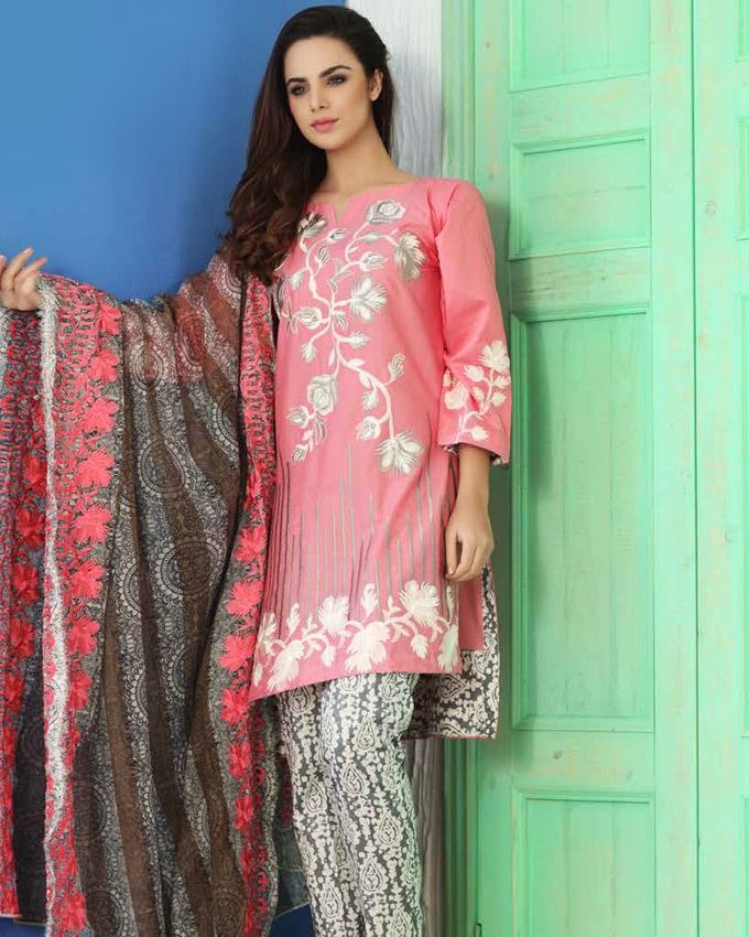 House Of Charizma Lawn Swiss Range Spring Summer Vol 2 Unstitched 3 ...