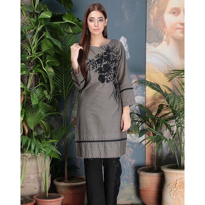 Lala Exclusive Pret Fall Winter Collection Stitched Kurti In Moongia ...