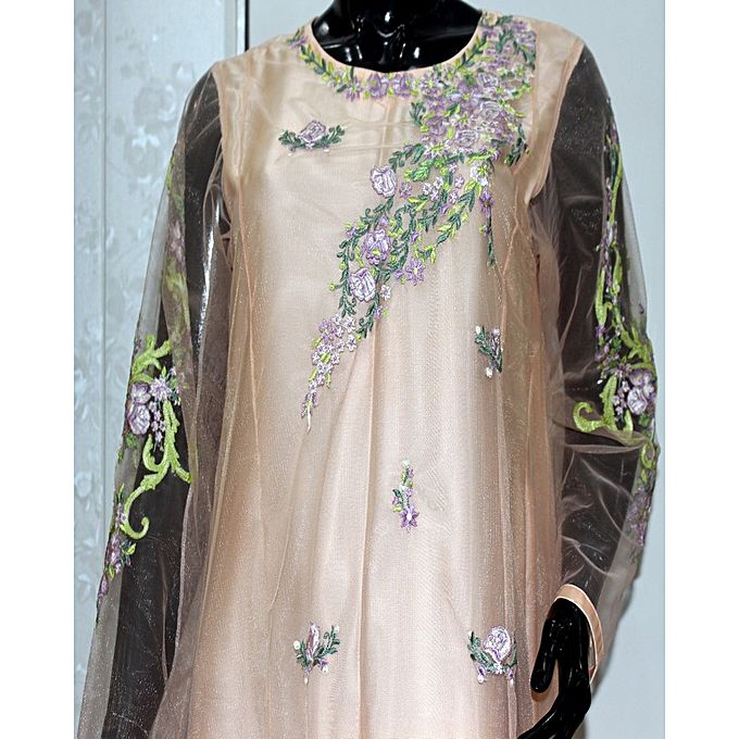 Stylo Embroidered Exclusive Stitched Chiffon Embroidered Suit For Women ...