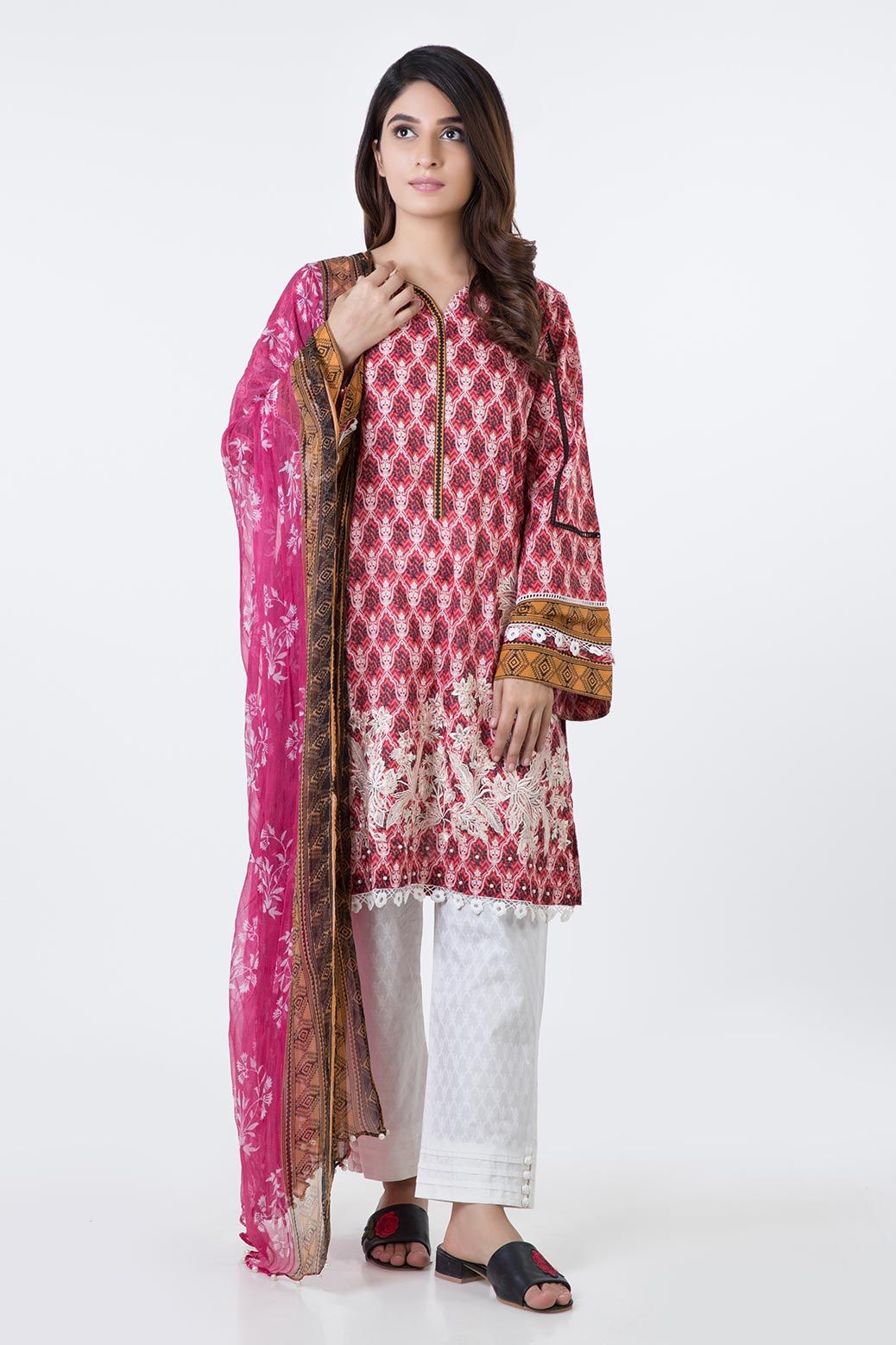 Bonanza Satrangi Pret Collection Pink Cambric Suit Supk3p ...