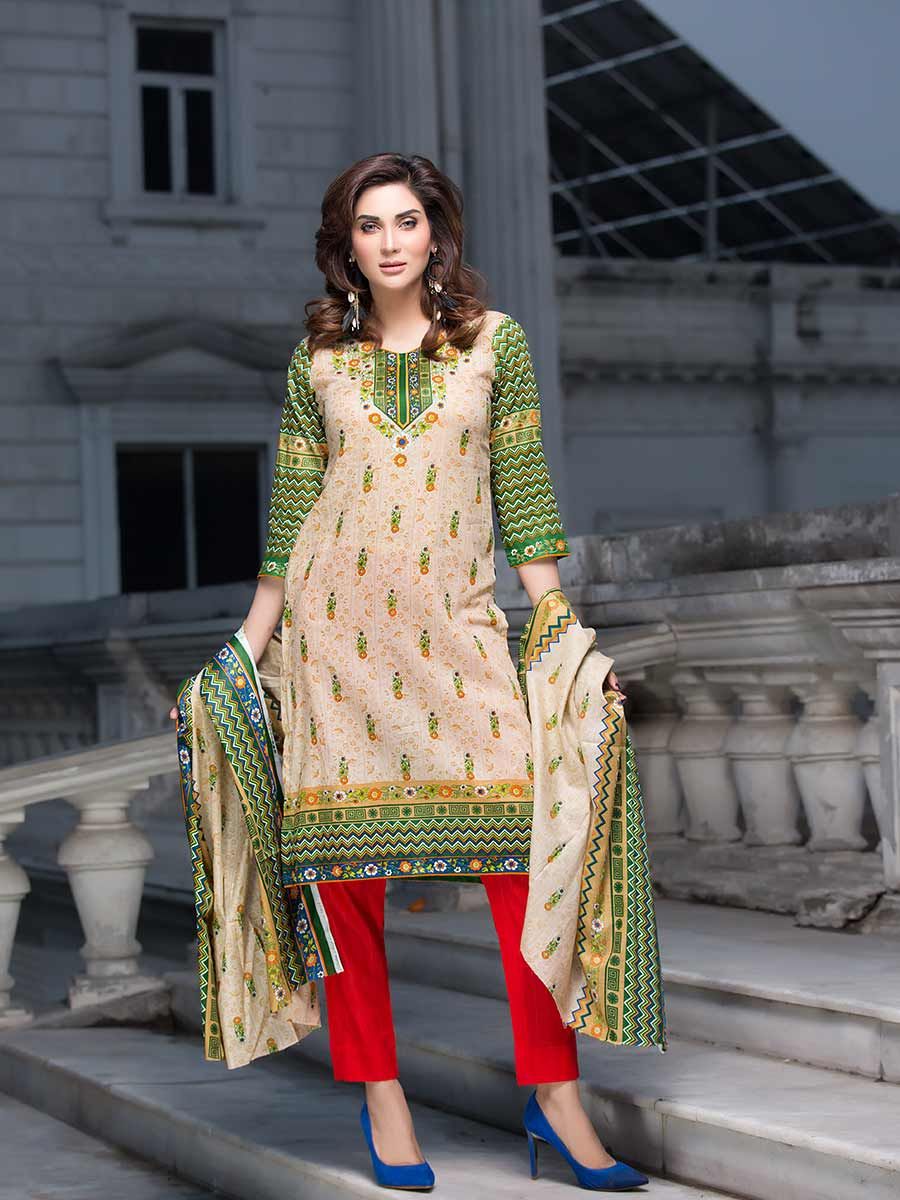 Naveed Nawaz Collection Lawn Vol 1 1018a - Lawncollection.pk