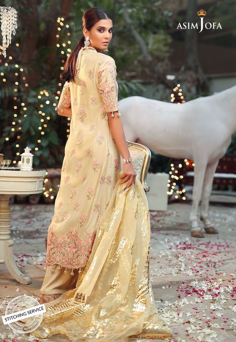 Asim Jofa Embroidered Collection Ajcn 08 Lawncollection.pk
