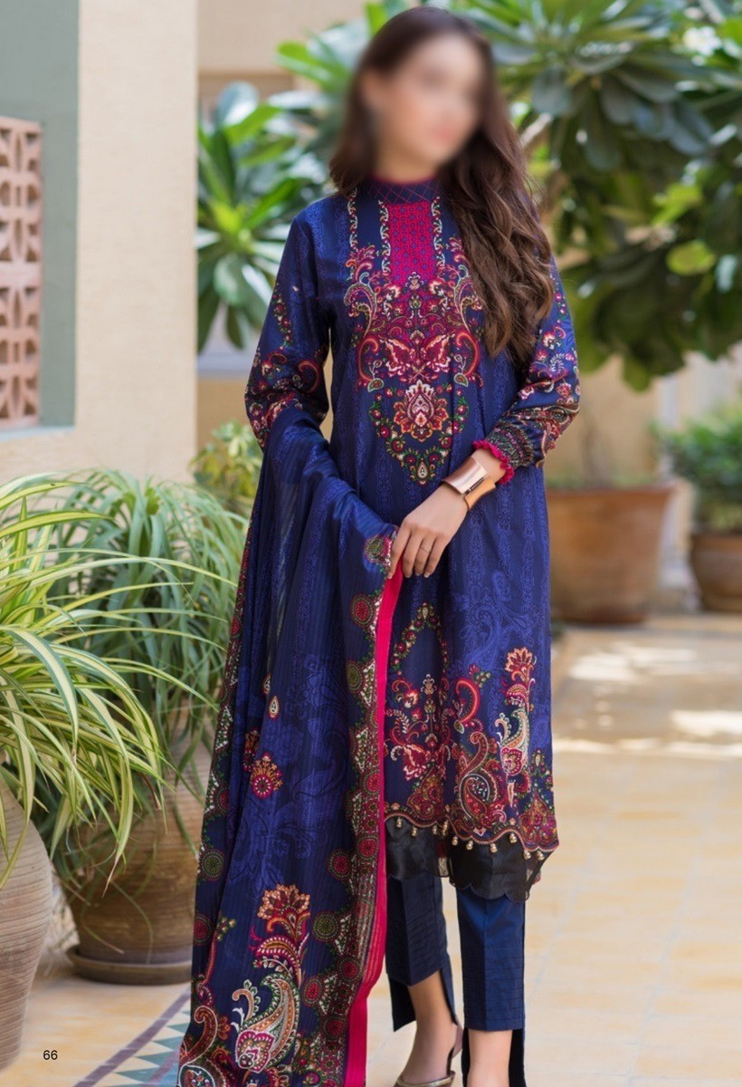 Firdous Clothing Resham Cambric Collection Frcc D 114 C - Lawncollection.pk