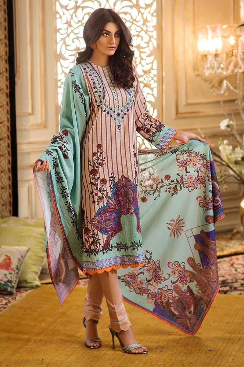 Gul Ahmed Winter Unstitched Collection Light Peach Tk 24 ...