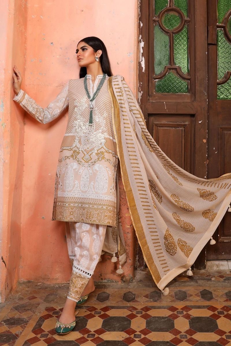 Sana Safinaz B191 008b Ci Unstitched Fabric Sale Lawncollection.pk