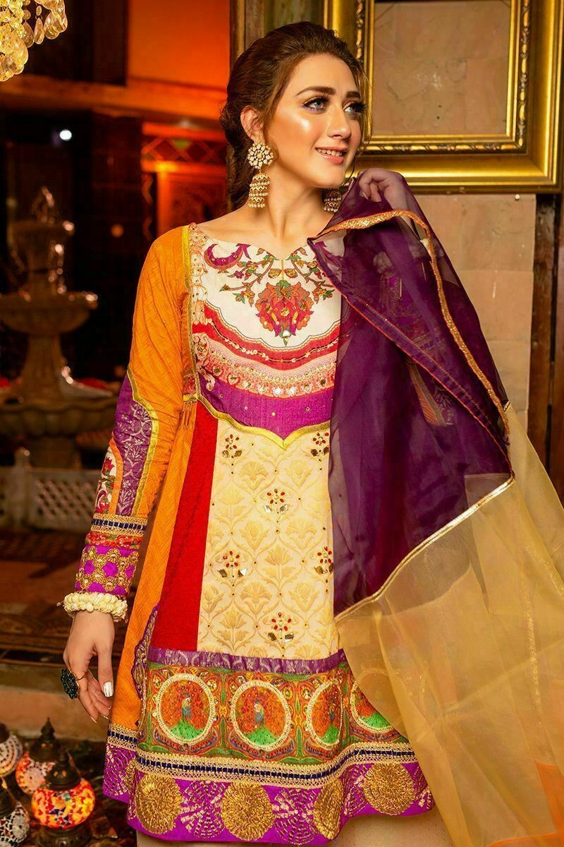 Zahra Ahmad Luxury Pret Rang Mahal - Lawncollection.pk