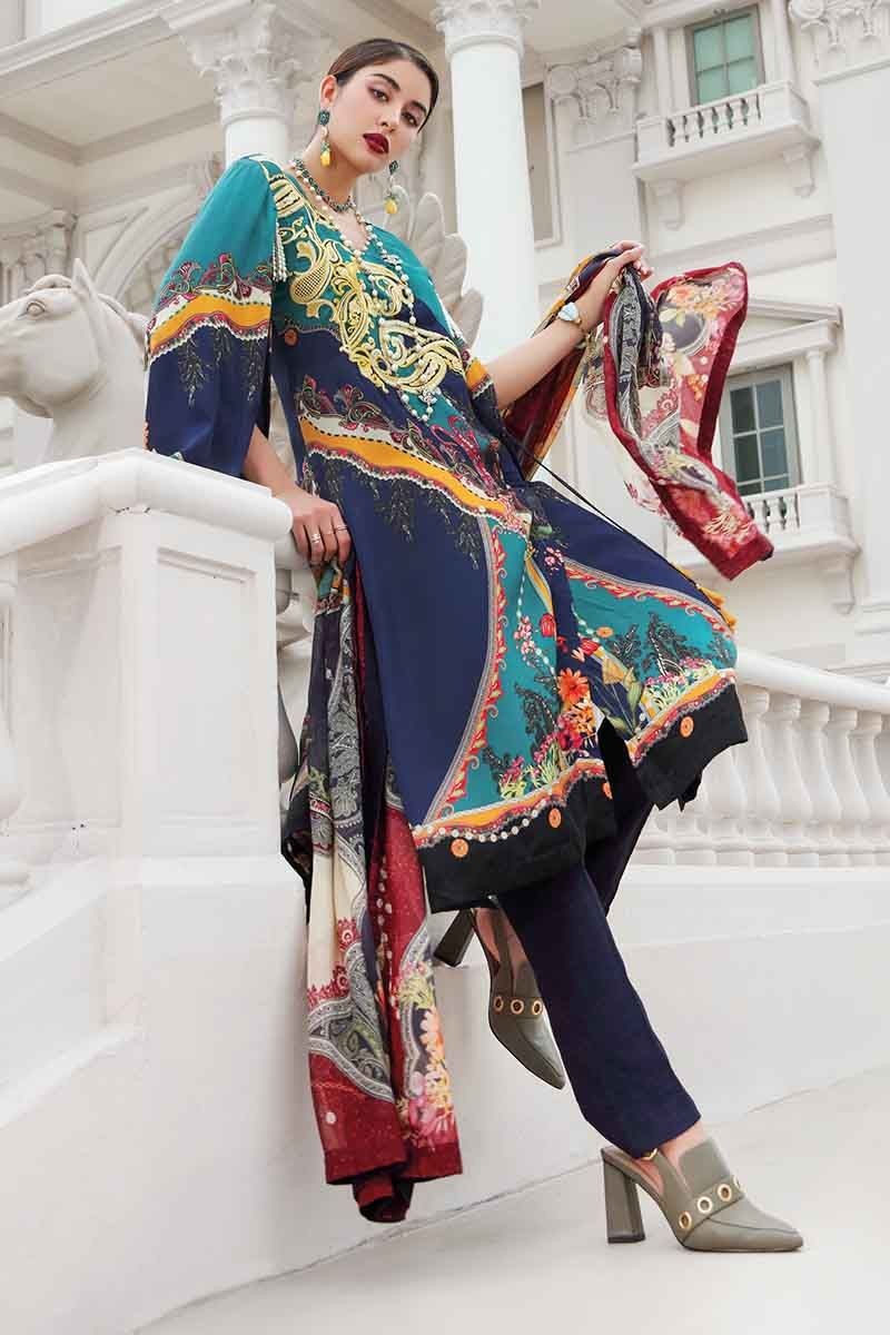 Gul Ahmed Lamis Silk Collection 2pc Embroidered Silk Suit Dgt 81 W Fb ...