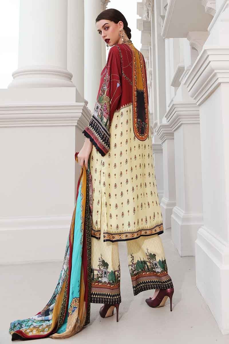 Gul Ahmed Lamis Silk Collection 3pc Embroidered Silk Suit Dgs 84 W Fb ...