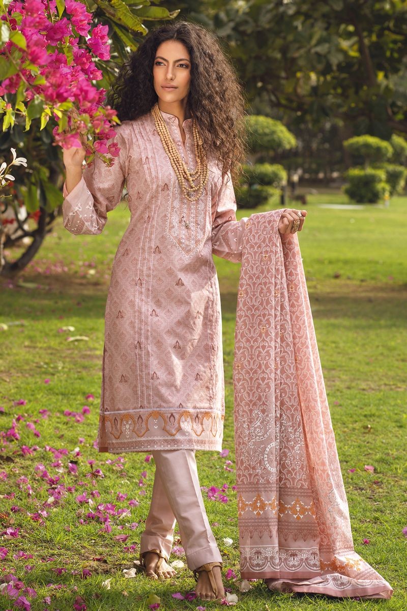Gul Ahmed Summer Lawn20 3pc Unstitched Embroidered Lawn Suit Cl 828 A ...