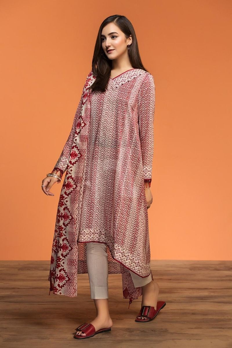 Nishat Linen Spring Summer 20 42001058 Printed Lawn Cambric Voil 3pc Lawncollectionpk 6204