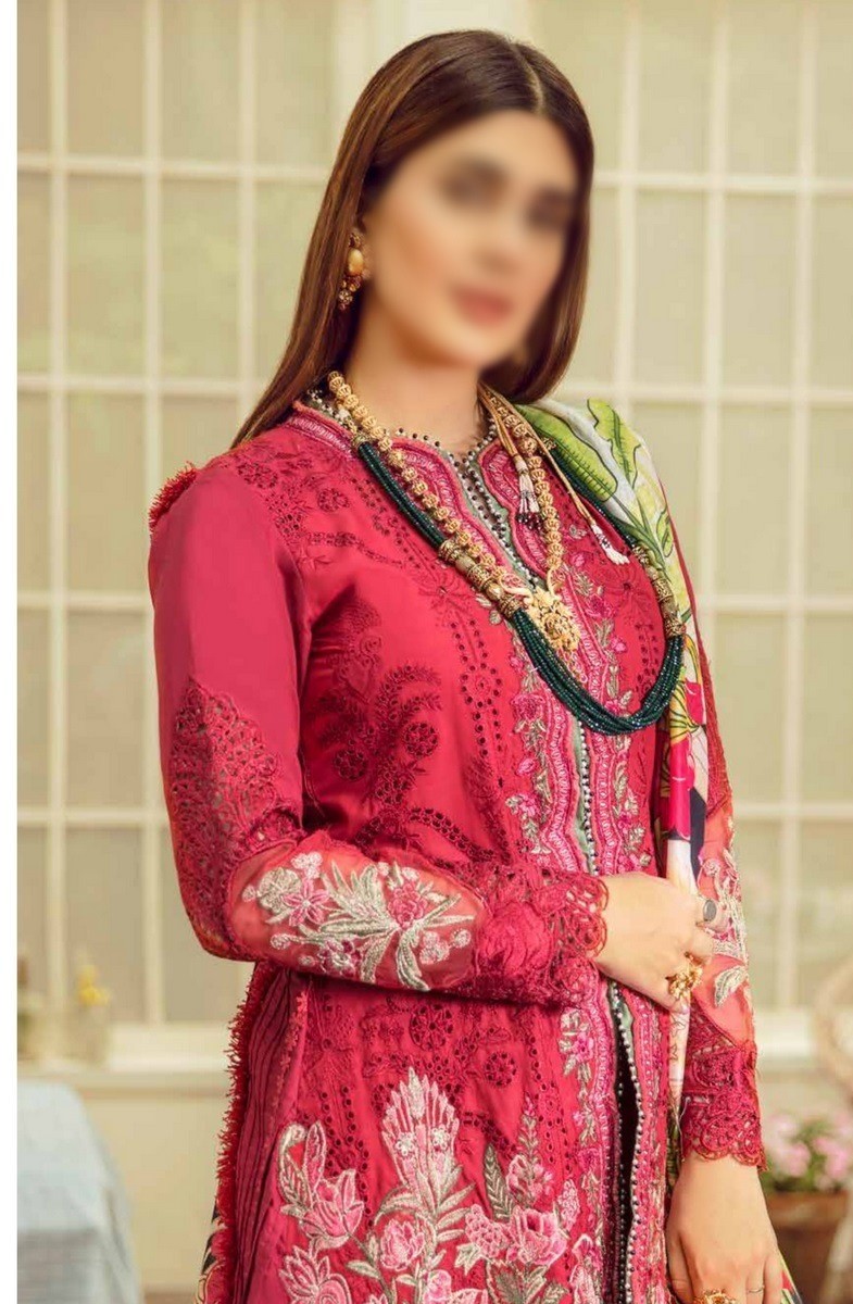 Maryam Hussain Embroidered Lawn Unstitched 3 Piece Suit Mhlfl20 D 06 ...