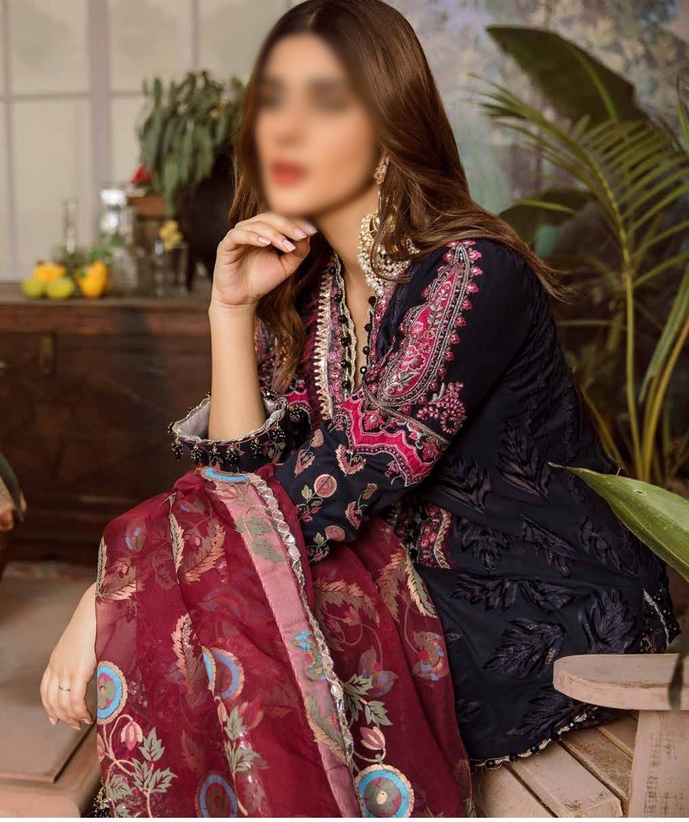 Maryam Hussain Embroidered Lawn Unstitched 3 Piece Suit Mhlfl20 D 08 ...