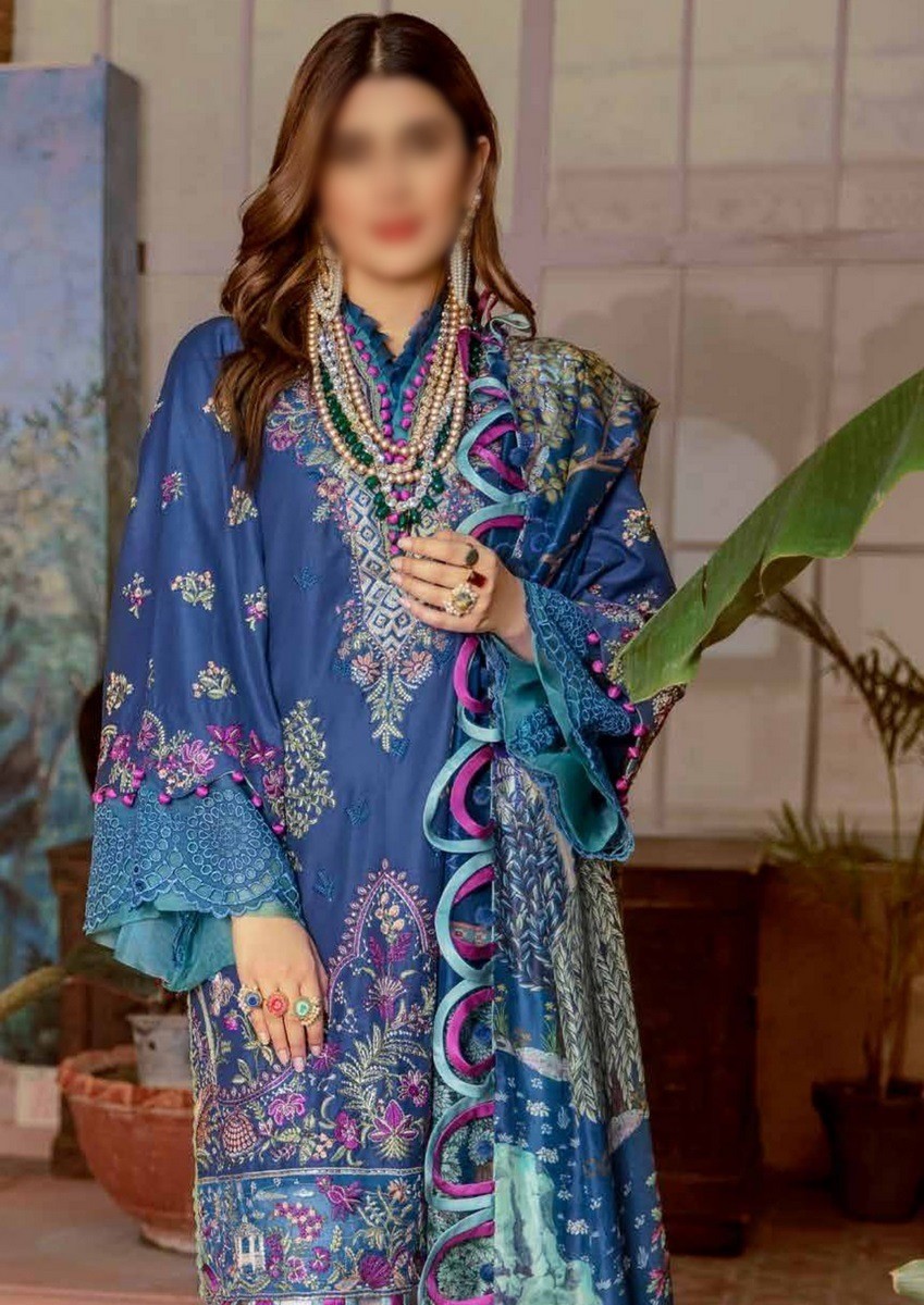 Maryam Hussain Embroidered Lawn Unstitched 3 Piece Suit Mhlfl20 D D 01 ...