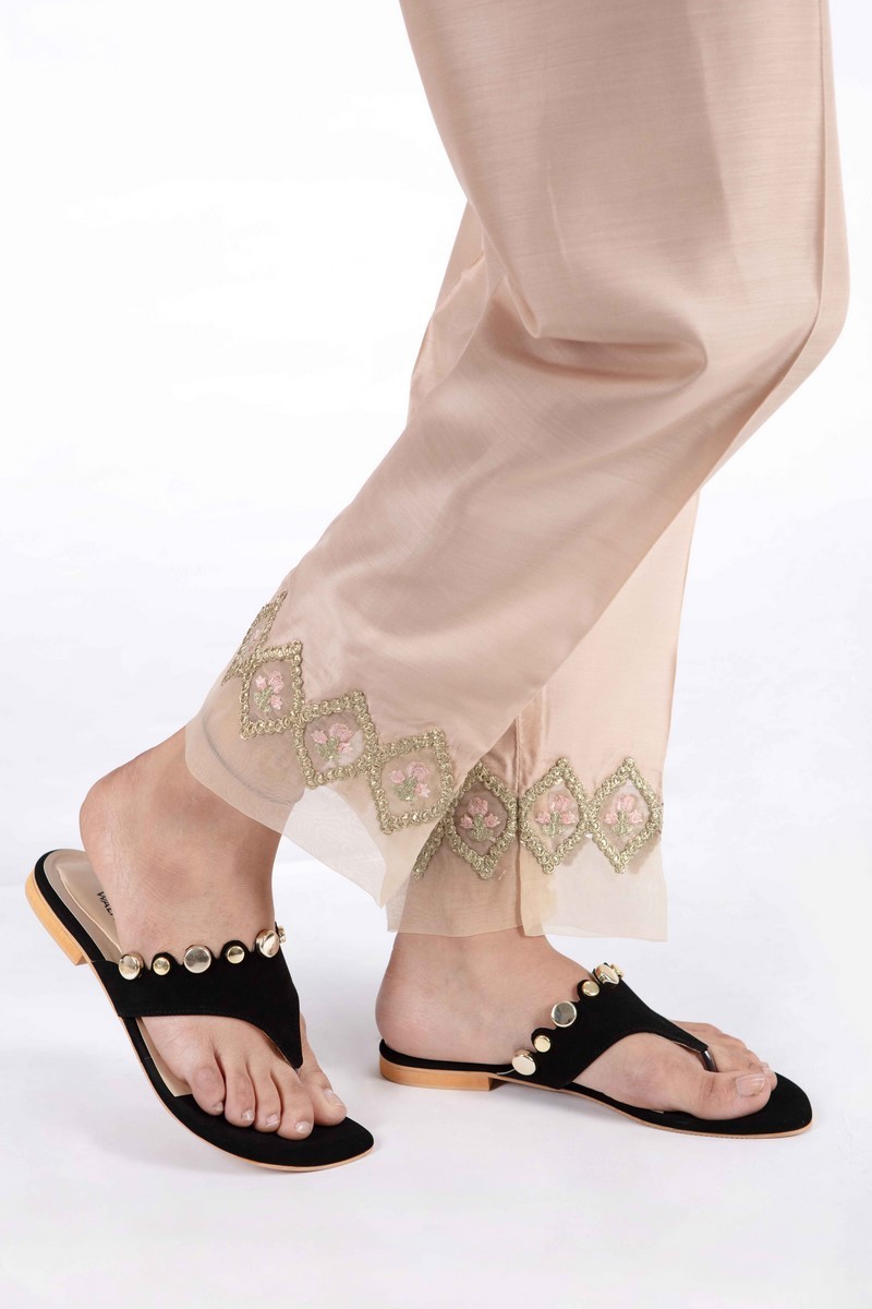 Jofia Embroidered Silk Pants Vol 04 D Tr Lp 01 C - Lawncollection.pk