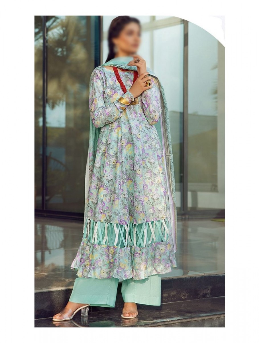 Ittehad Asaasa Unstitched Air Jet Lawn Collection D 786 06 ...