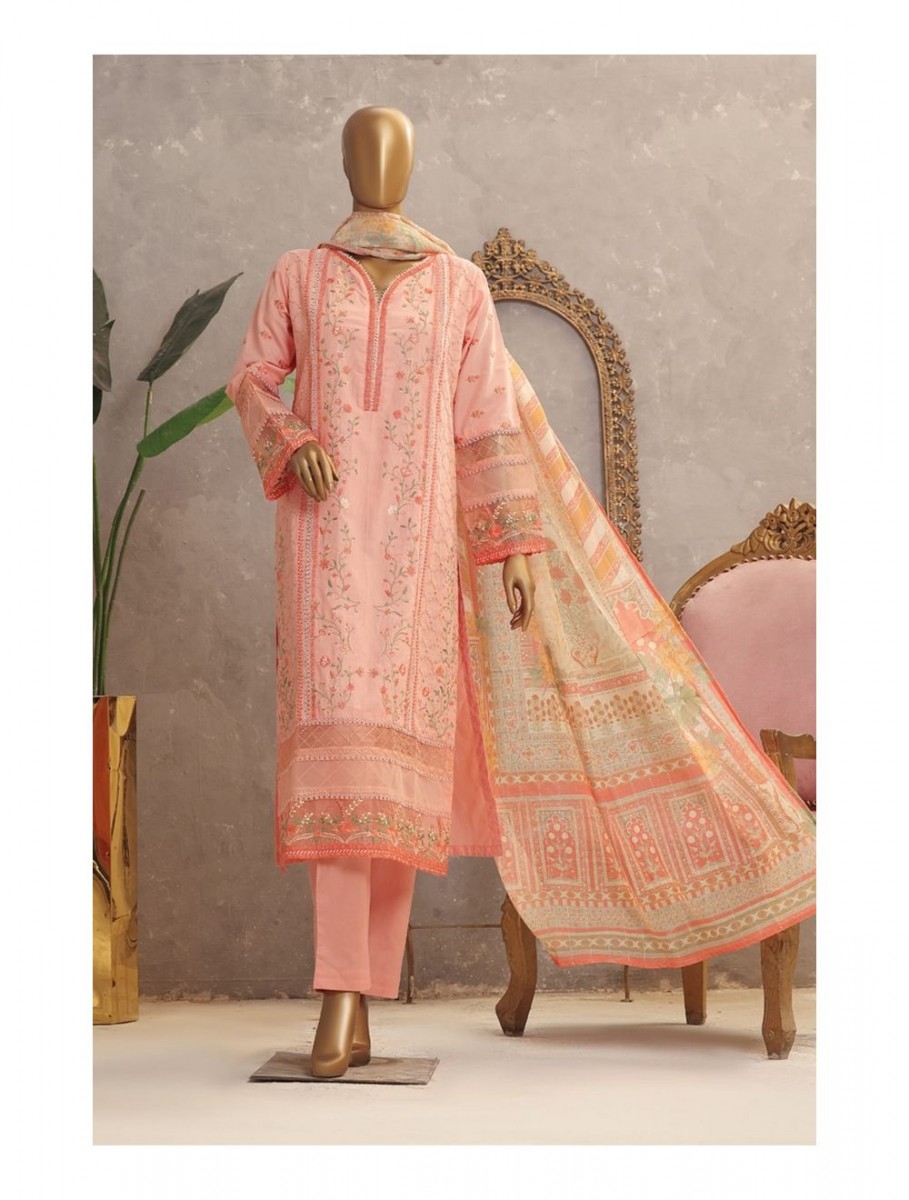 Bin Saeed Chikankari Embroidery Festive Collection Vol 2 D 01