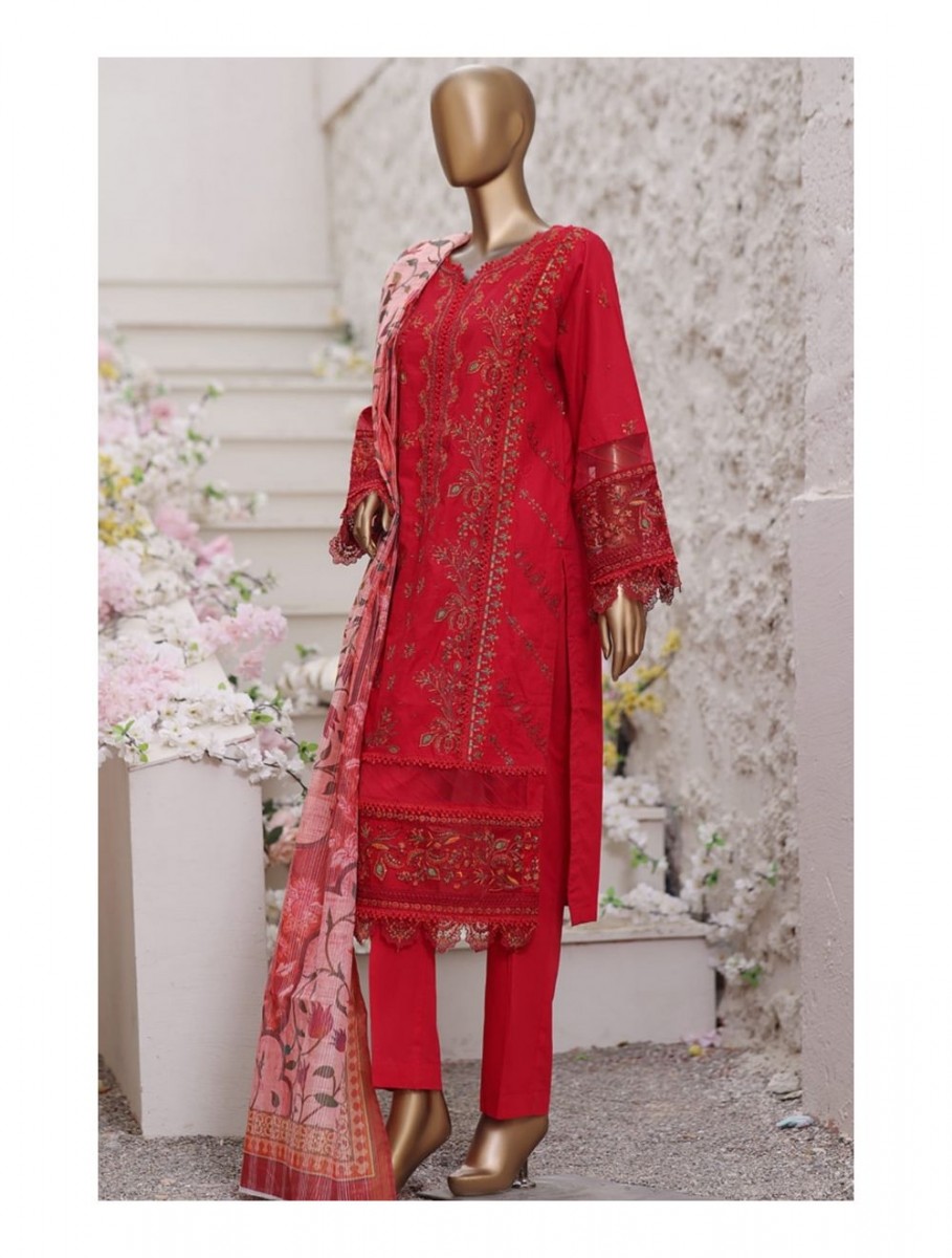 Bin Saeed Chikankari Embroidery Festive Collection Vol 2 D 04 Lawncollection.pk