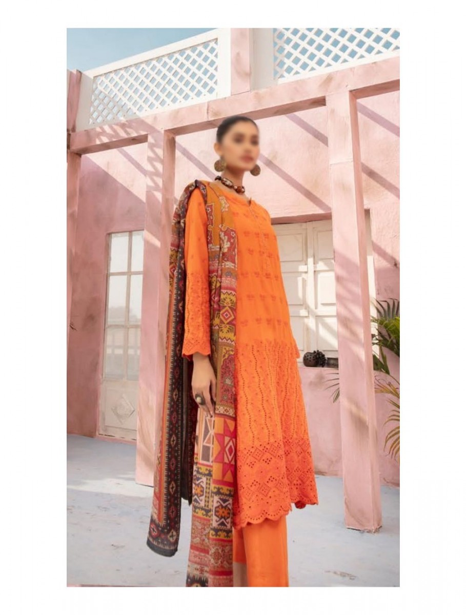 Zarqa Embroidered Chikankari Winter Collection By Johra Jh 921