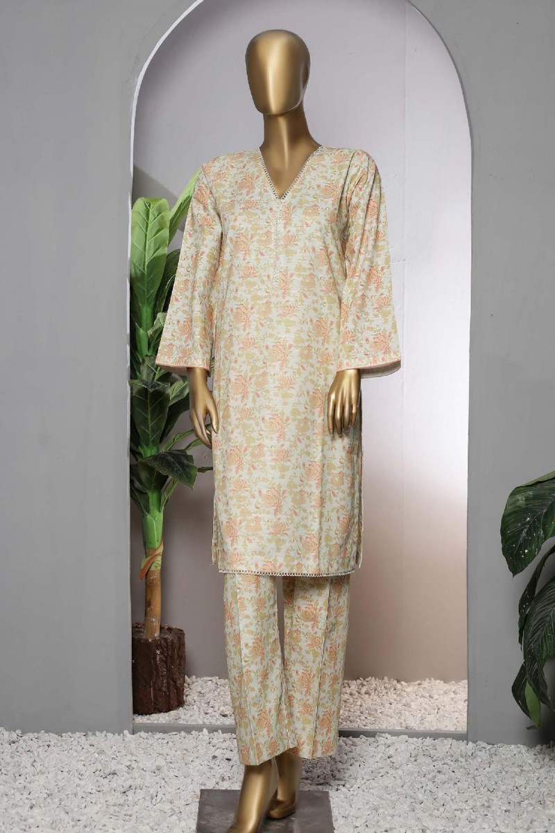 Janaan By Bin Saeed Stitched 2 Piece Printed Khaddar Collection 2022