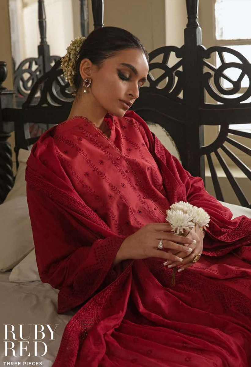 Cross Stitch Unstitched 3 Piece Chikankari Lawn Collection2023 Chk 0105