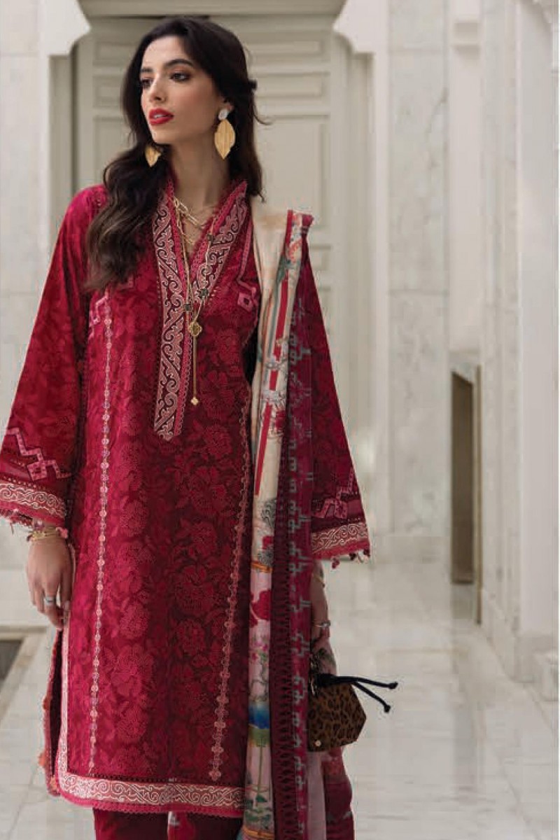 Kesh By Farah Talib Aziz Unstitched 3 Piece Luxury Lawn Collection2023 ...