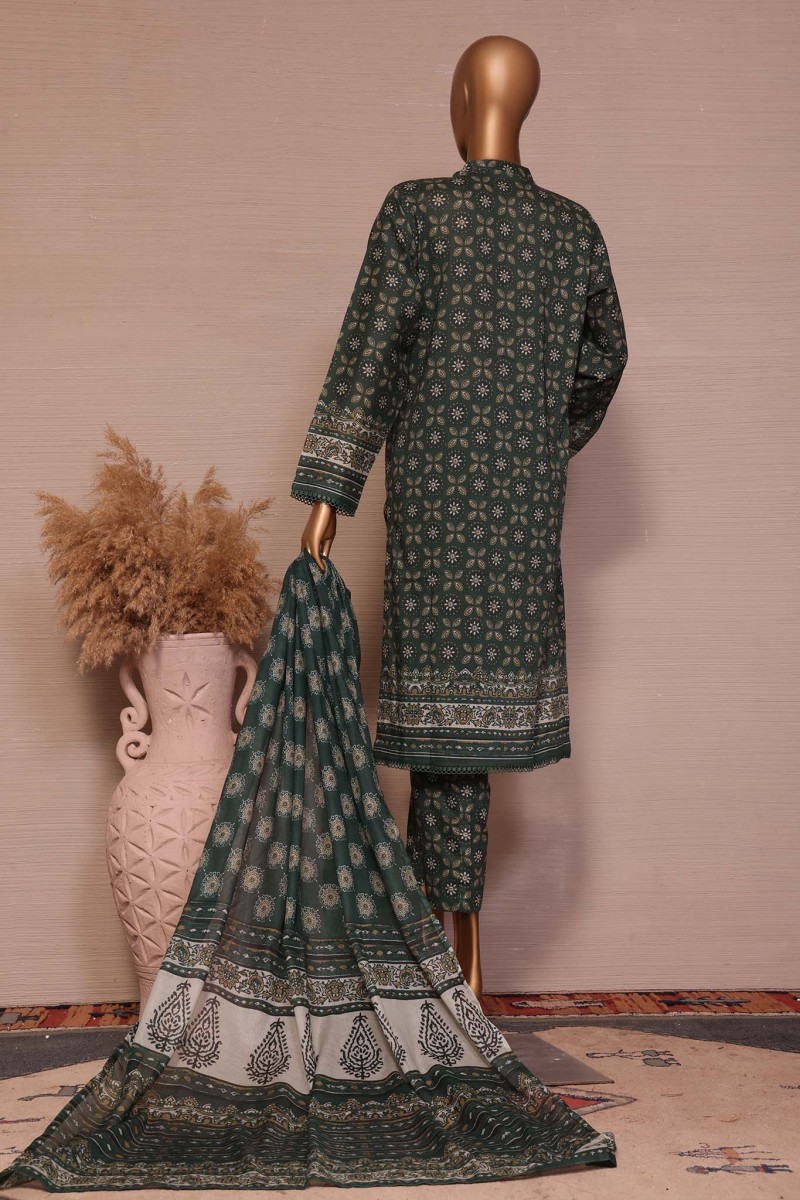 Sadabahar Printed Lawn Stitched 3 Piece - D-22 - SBD25PL - Navy Blue - Summer Collection main image 0