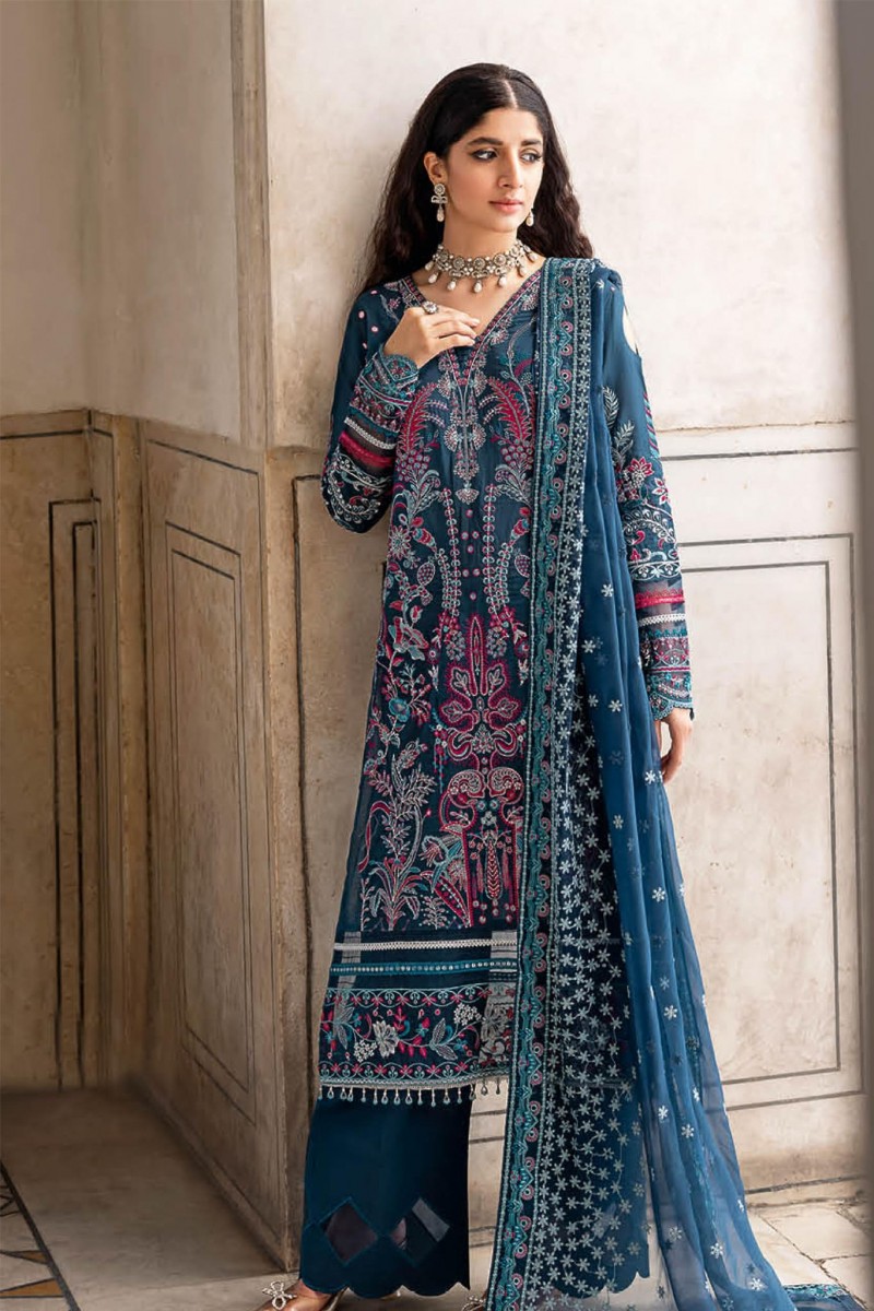 Andaaz By Ramsha Unstitched 3 Piece Luxury Lawn Vol 05 Collection2023 Z