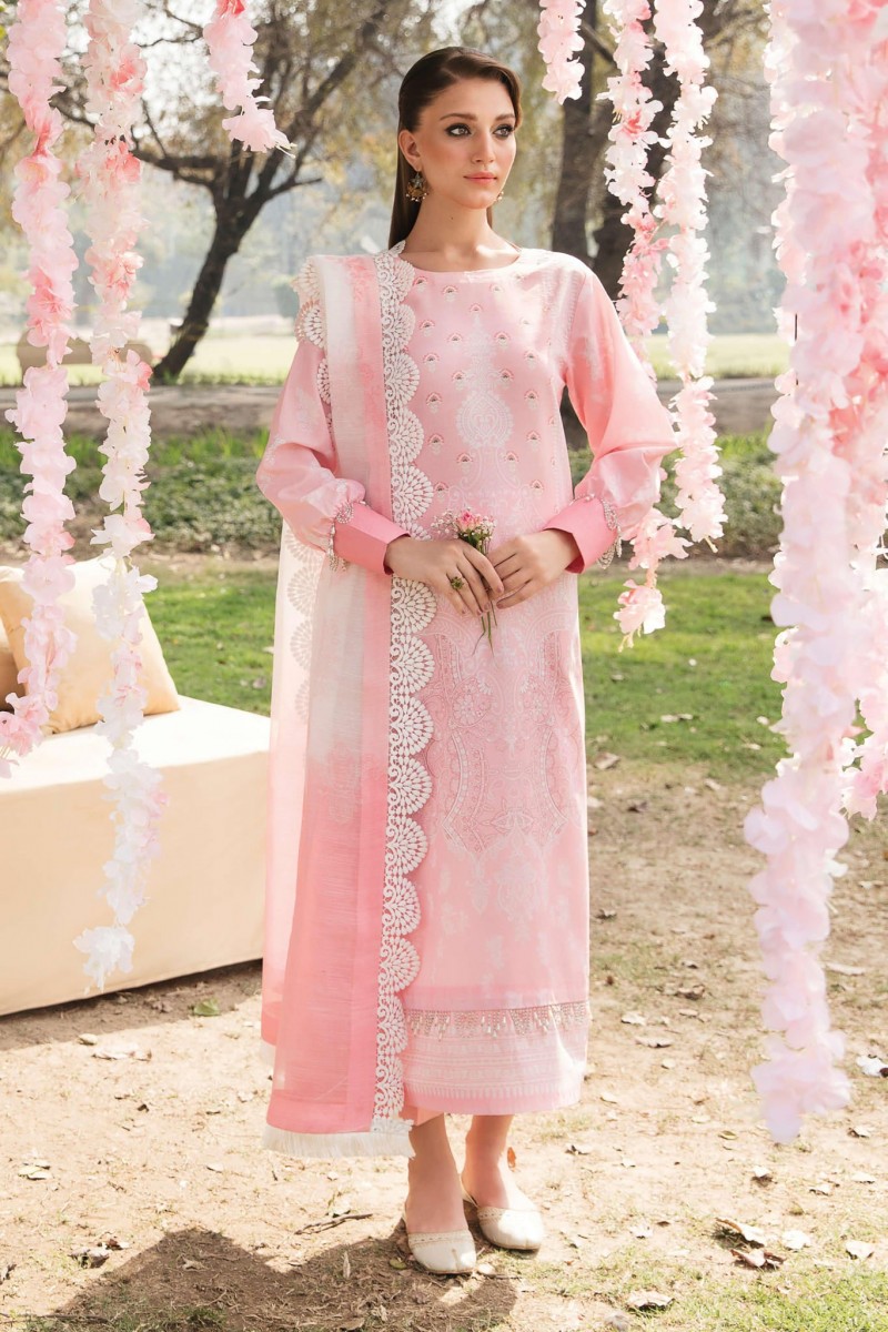 Qurbat by Ayzel Unstitched Embroidered Silk 3 Piece Suit AAF26UQ D-8 Riwaayat - Festive Collection