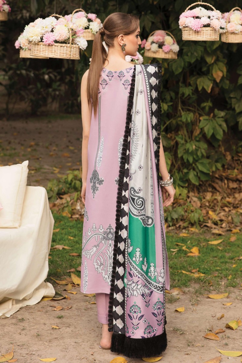Ayzel By Afrozeh Embroidered Chiffon Suits Unstitched 3 Piece AAF24TW ADK-V1-01 Emre - Luxury Collection