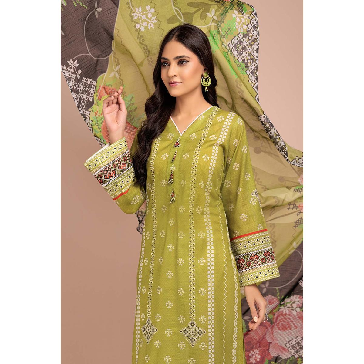 Bonanza Satrangi 3 Piece Unstitched Lawn Suit Humraaz Rso233p71a