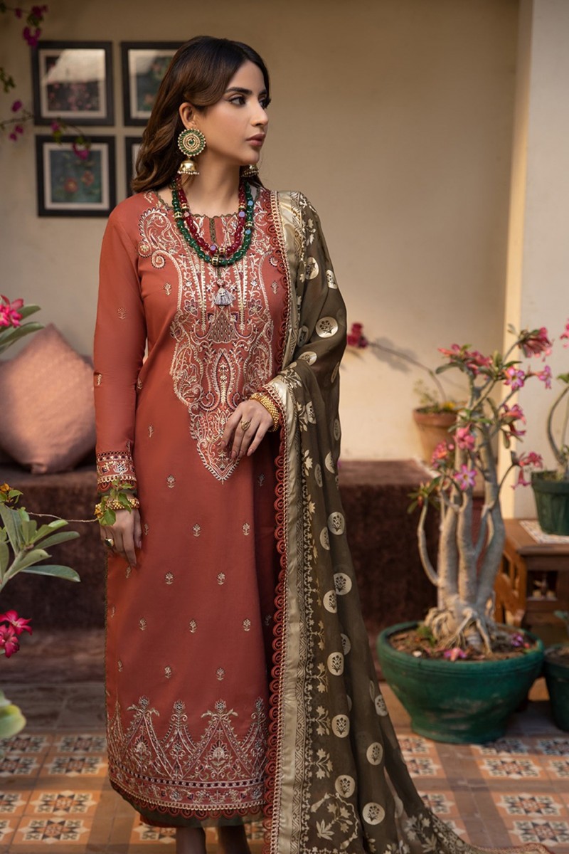 Zarq Barq By Asim Jofa Unstitched 3 Piece Eid Lawn Collection2023 Ajzb ...