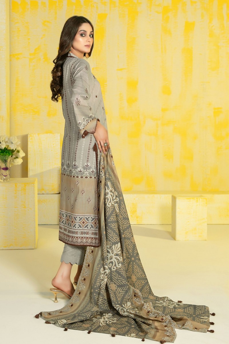 Embroidered Lawn 3-Piece ZZ-EMB-26037 main image 0