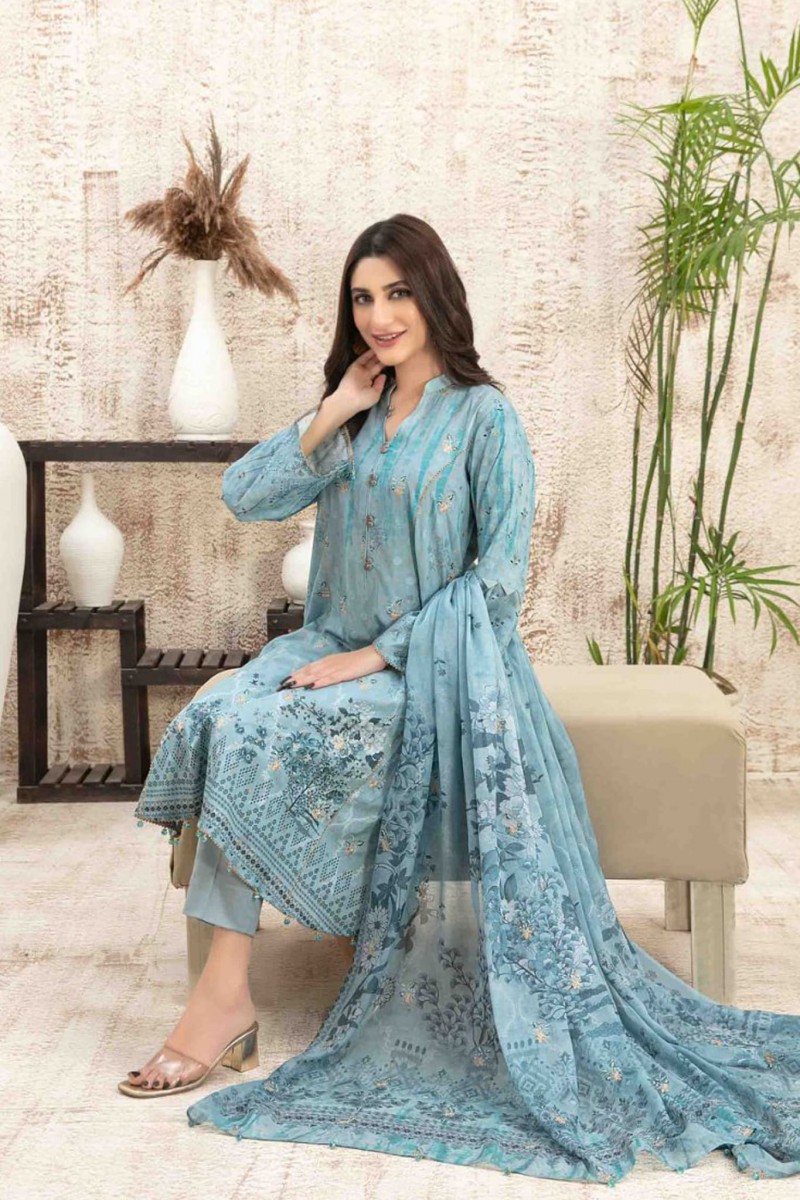 Mizna Digital Print Lawn By Shahid Tawakkal 2026 (D-2275) main image 0