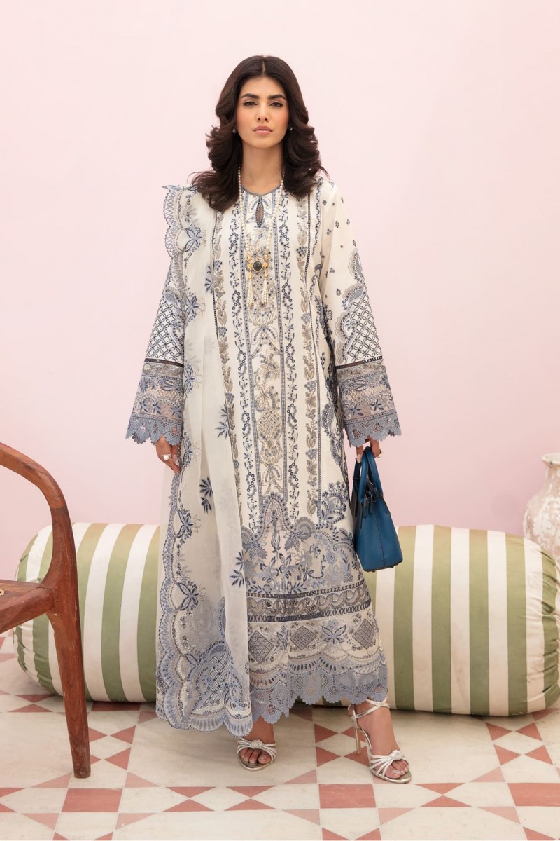 Sunspell by Afrozeh Unstitched Embroidered Lawn 3 Piece Suit AF26USL LIORAE ZWU-0112-3PO - Festive Collection