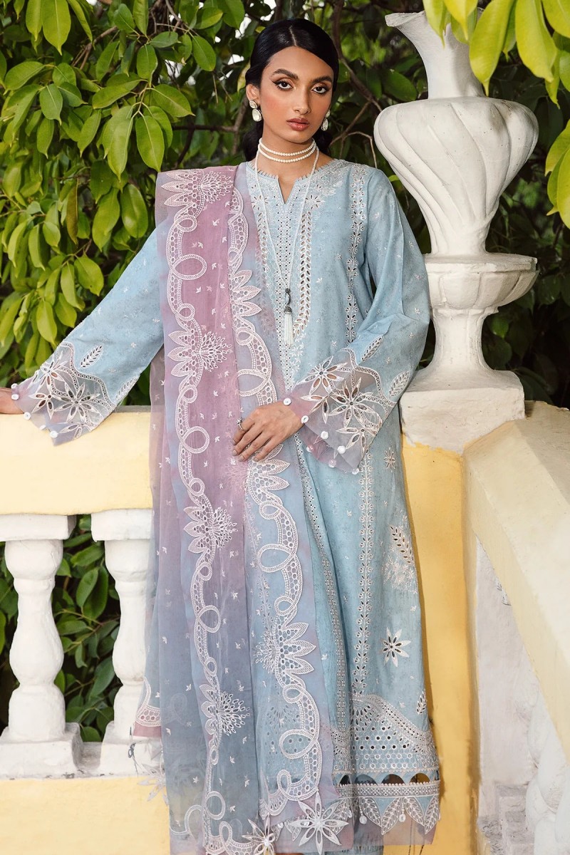 Iris By Jazmin Unstitched 3 Piece Spring Summer Lawn Collection2023 08