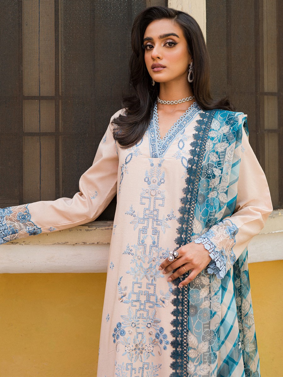 Wisteria By Roheenaz Unstitched 3 Piece Summer Lawn V Ii Collection2023 ...