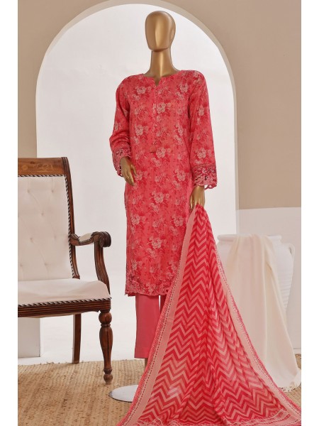Sadabahar Printed Lawn Stitched 3 Piece Suit - D-20 - SBD25PLV2 - White - Summer Collection